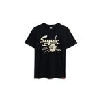 Superdry Erkek T-Shirt 5003135412, Siyah, M