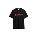 Superdry Erkek T-Shirt 5003215435, Siyah, S