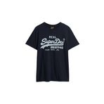 Superdry Erkek Vintage Logo Tişört, Eclipse Donanması, S