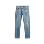 Superdry Erkek Vintage Slim Jeans Pantolon, Shotwell Mavi, 34W / 30L