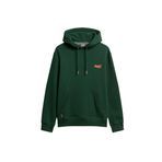 SUPERDRY Essential Logo Kapüşonlu Yeşil Sweatshirt, XL, M2013110A, Enamel Green, erkek