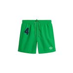 Superdry Geri dönüştürülmüş malzemeden 17 inç erkek polo yüzme şortu, Drop Kick Yeşil, M