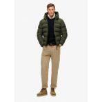 Superdry Haki Erkek Mont M5011905AZC3_HOODED SPORTS PUFFER J