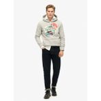 Superdry Kapüşon Yaka Bej Erkek Sweatshırt M2013702A1WY_TOKYO VL GRAPHIC HOODI