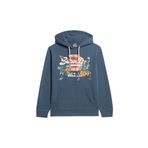 SUPERDRY Kapüşon Yaka Sweatshırt Tokyo VL Graphic Hoodi, S, 5003215472, Mavi, erkek
