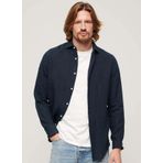 Superdry Normal Lacivert Düz Erkek Gömlek M4010607A11S_STUDIOS CASUAL LINEN L