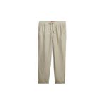 SUPERDRY Regular Fit Chino Pantolon Merchant Linen Pant, L, 5003297692, Bej, Erkek