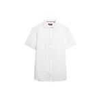 SUPERDRY Regular Fit Keten Gömlek, XL, 5003297784, Beyaz, Erkek