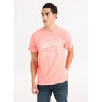 Superdry Turuncu Erkek Regular Fit Baskılı T-Shirt Vl Neon Relaxed Tee - XL