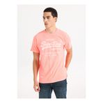 Superdry Turuncu Erkek Regular Fit Baskılı T-Shirt Vl Neon Relaxed Tee