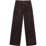 SUPERDRY Yüksek Bel Standart Pantolon, 26, 5003326748, Kahve, Kadın