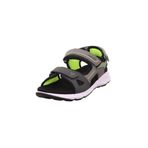Superfit 000583 Criss Cross Gri Çocuk Sandalet, 2000 GRAU/HELLGRÜN, 30
