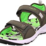 Superfit 000586 Criss Cross Haki Çocuk Sandalet