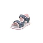 Superfit 009544 Pebbles Mavi Kız Çocuk Sandalet, 8000 BLAU/ROSA, 27