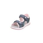 Superfit 009544 Pebbles Mavi Kız Çocuk Sandalet, 8000 BLAU/ROSA, 29