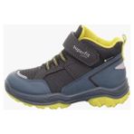 Superfit 1-000053-8010 Kauçuk Dış Materyalli Kışlık Bot Kısa Topuklu Kadın Ayakkabı - Gri - Sarı