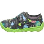 Superfit Bubble Çocuk Ev Kreş Ayakkabısı - Gri Yeşil 006273-2010 - Gri - Yeşil