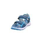Superfit Erkek Çocuk Criss Cross Mavi Sandalet, 35, 382 000586F, 8010 BLAU/TÜRKIS, Erkek Çocuk