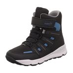 Superfit Erkek Free Ride Warm dolgulu Gore-tex kar çizmesi, Siyah mavi 0000, 38 EU Geniş