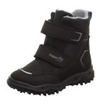 Superfit Husky Warm astarlı kar çizmesi, Siyah Açık Gri 0000, 30 EU Geniş