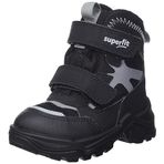 Superfit Snow Max erkek çocuk kar çizmesi, Siyah Açık Gri 0000, 32 EU Schmal