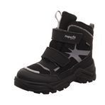 Superfit Snow Max Warm dolgulu Gore-tex kar çizmesi, Siyah Açık Gri 0000, 33 EU