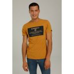 Superfly 22575-MEN TSHIRT CINNAMON Tarçın Erkek Kısa Kol T-Shirt - Kahverengi - Siyah