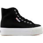 Superga 2708 Hi Top Kadın Günlük Ayakkabı S41273W-F83-SP Siyah - 2J9-Siyah