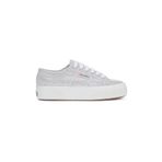 Superga 2740 Platform Lame Kadın Gümüş Gri Platform Sneaker