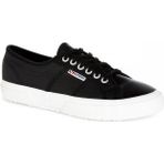 Superga 2750 Tumbled Leather Siyah Kadın Ayakkabı