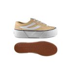 Superga 3041 Revolley Colorblock Platform Kadın Mavi Gri Platform Sneaker