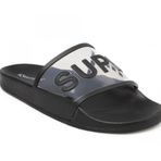 Superga S51138W-005 1908 Siyah Slides Clear Identity Unisex Terlik
