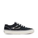Superga Unisex 2941 REVOLLEY RIPPED SWALLOW TAIL Spor Ayakkabı, BLACK-WHITE AVORIO-SP, 45 EU