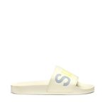 Superga Unisex Yetişkin 1908 SLIDES POLYSOFT Spor Ayakkabı, BEIGE NATURAL-GREY LILLA LIME PINK-SP, 38 EU