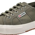 Superga Unisex Yetişkin 2750-COTU CLASSIC Ayakkabı, Green Safari-F Avorio-SP, 44 EU