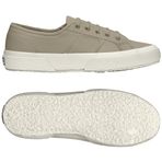 Superga Unisex Yetişkin 2750 TUMBLED LEATHER Spor Ayakkabı, Gri, 45 EU