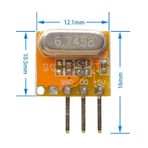 Süperheterodin 433Mhz RXB14 RF Alıcı Modül Kablosuz Haberleşme
