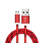 Superior Micro USB kablosu ve naylon Metallstecker +, Premium High Speed USB 2.0 A Fiş, Micro B Fiş senkronizasyon ve şarj kablosu, ¨ ¹ R Samsung, HTC, LG, Motorola, Nokia, Android ve daha fazla ¨ 0.25 m ¬ 1 M ¬ 1.5 m ¬ 2 m 0.25M Kırmızı