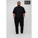 Superlife Büyük Beden Erkek Basic Tişört – Pamuklu Düz T-Shirt 3XL-6XL SPR26BTS10