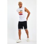 Süperlife Erkek Bisiklet Yaka Regular Fit Baskılı Tişort SPR23AT341 - White - M