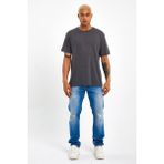 Süperlife Erkek Bisiklet Yaka Standart &regular Fit Tişort SPR21Y30 - Antrasit - 2XL