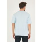 Süperlife Erkek Bisiklet Yaka Standart &regular Fit Tişort SPR21Y30 - Blue - XL