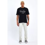Süperlife Erkek Bisiklet Yaka Standart &regular Fit Tişort SPR22TS110 - Siyah - XL