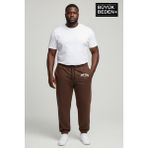 Superlife Erkek Büyük Beden New York Baskılı Paça Lastikli Rahat Kesim Jogger Ince Eşofman Altı SPR26BEA951-5 - 4XL - Kahverengi