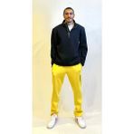Superlife Erkek Içi Polarlı 3 Iplik Kalın Brooklyn Baskılı Eşofman Altı SPR24EA70 - XL - Sarı