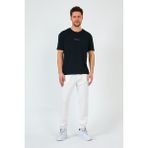 Superlife Erkek Regular/normal Kesim Lastik Belli Brooklyn Şehir Baskılı Eşofman Altı 24EA203 - Ekru - XL
