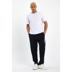 Superlife Erkek Regular/normal Kesim Lastik Belli Brooklyn Şehir Baskılı Eşofman Altı 24EA205 - Siyah - 2XL
