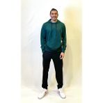 Süperlife Kapşonlu Uzun Kollu Baskılı Dar Kalıp Ince Erkek Sweatshirt Spr 2019K61 - Koyu Yeşil