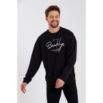 Superlife Süperlife Erkek Bisiklet Yaka Regular Fit El Yazılı Brooklyn İnce Sweatshirt SPR23SW331