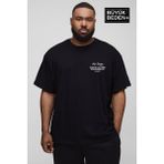 Superlife Süperlife Erkek Büyük Beden Baskılı Chef's Selection Bisiklet Yaka Tişört Kısa Kol İnce Kumaş - Siyah - 3XL